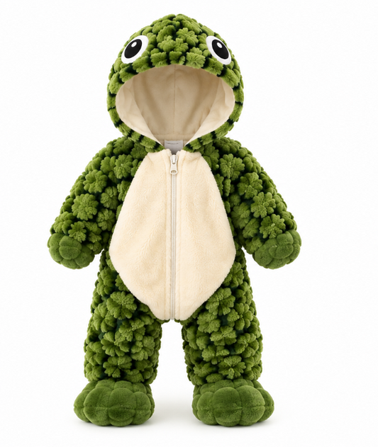 Pijame de tortuga para niños