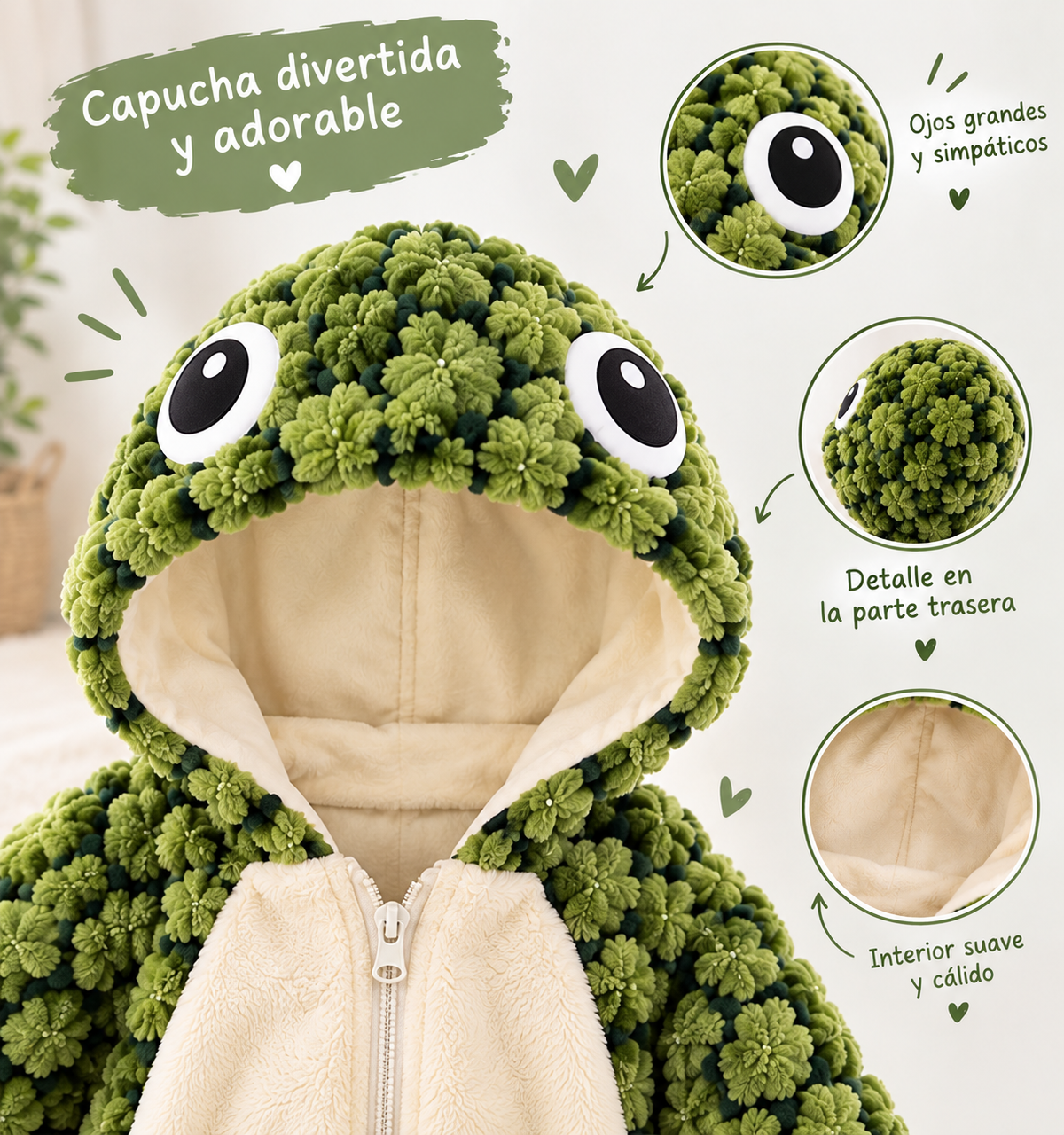 Pijame de tortuga para niños