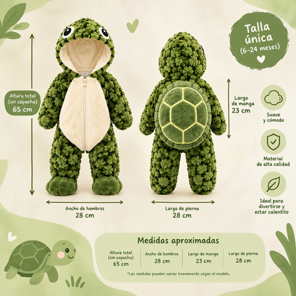 Pijame de tortuga para niños